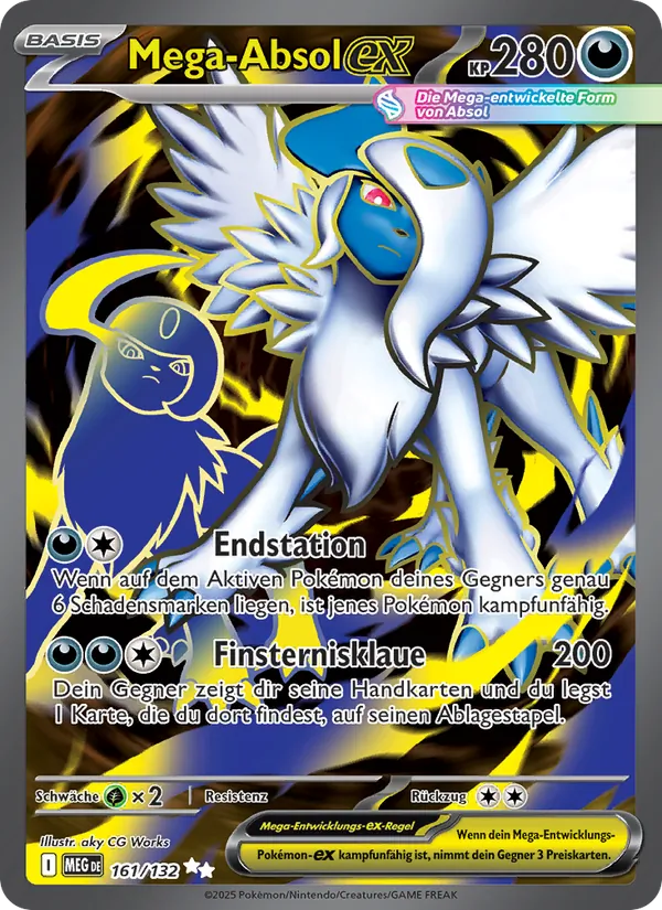 Mega-Absol-ex Mega-Entwicklung 161/132