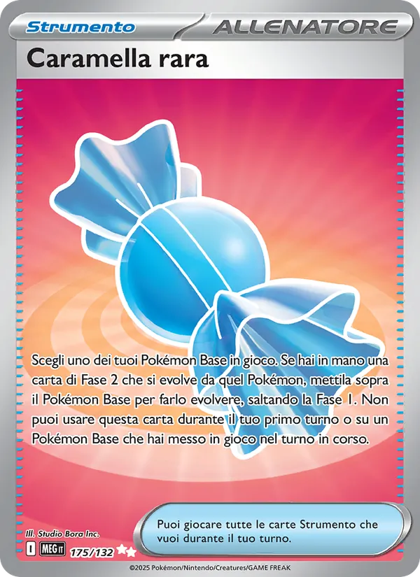 Caramella rara Megaevoluzione 175/132