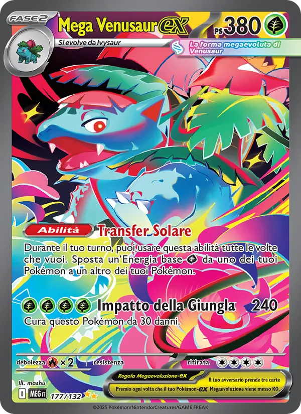 Mega Venusaur-ex Megaevoluzione 177/132