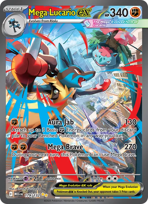 Mega Lucario ex Mega Evolution 179/132