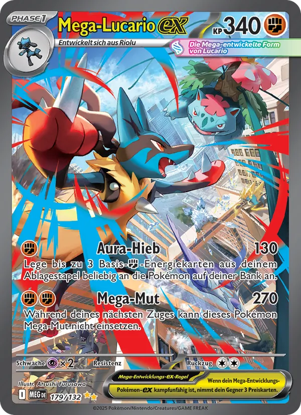 Mega-Lucario-ex Mega-Entwicklung 179/132