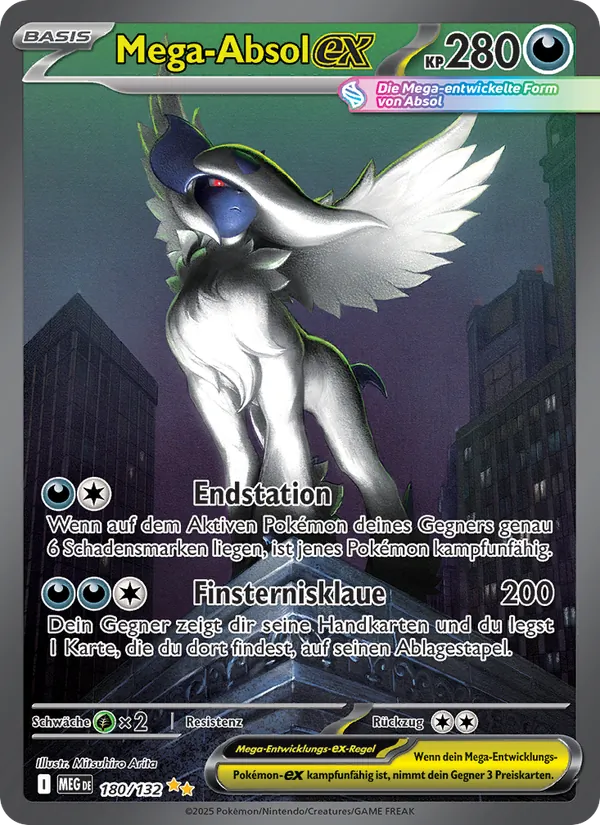 Mega-Absol-ex Mega-Entwicklung 180/132