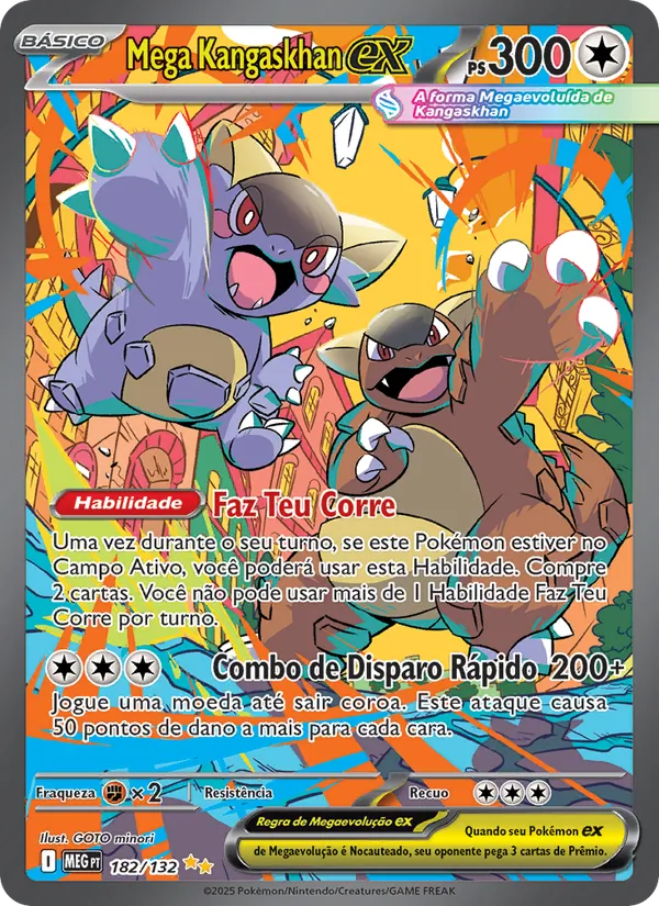 Mega Kangaskhan ex Megaevolução 182/132