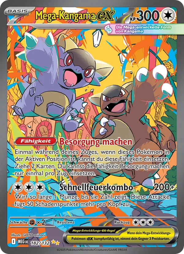 Mega-Kangama-ex Mega-Entwicklung 182/132