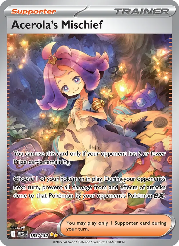 Acerola's Mischief Mega Evolution 183/132