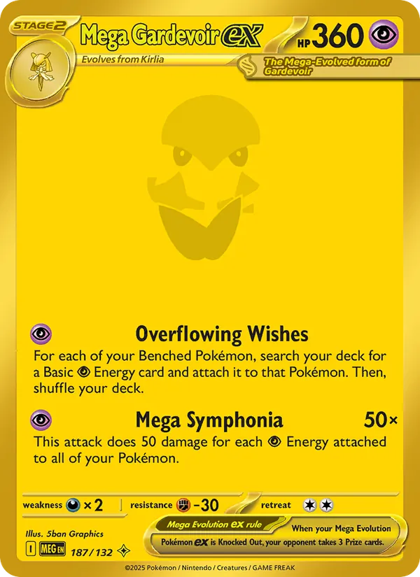 Mega Gardevoir ex Mega Evolution 187/132