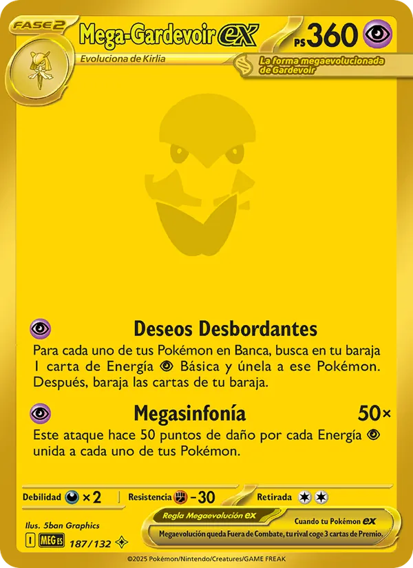 Mega-Gardevoir ex Megaevolución 187/132