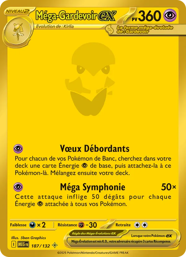 Méga-Gardevoir-ex Méga-Évolution 187/132