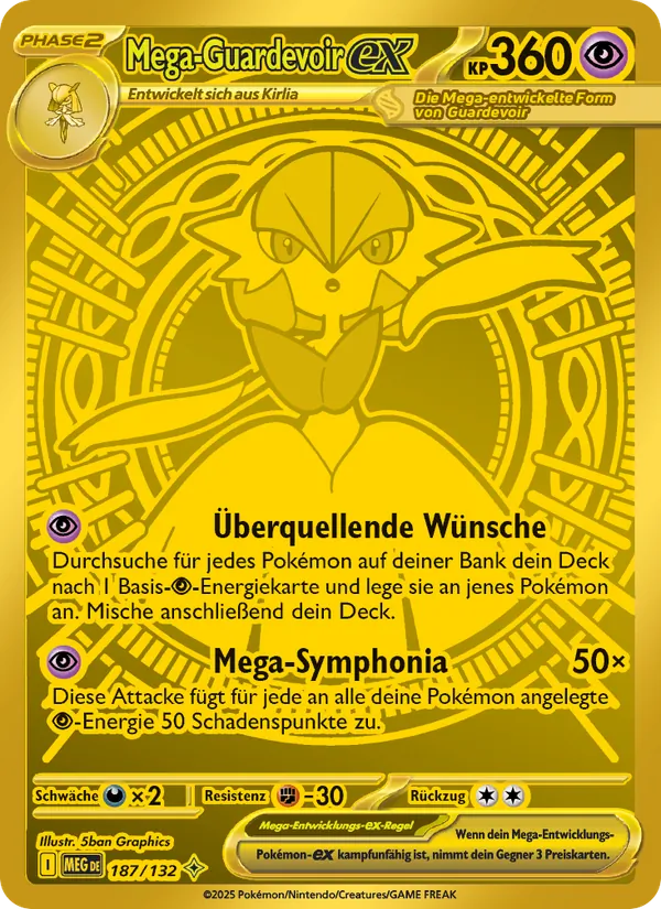Mega-Guardevoir-ex Mega-Entwicklung 187/132