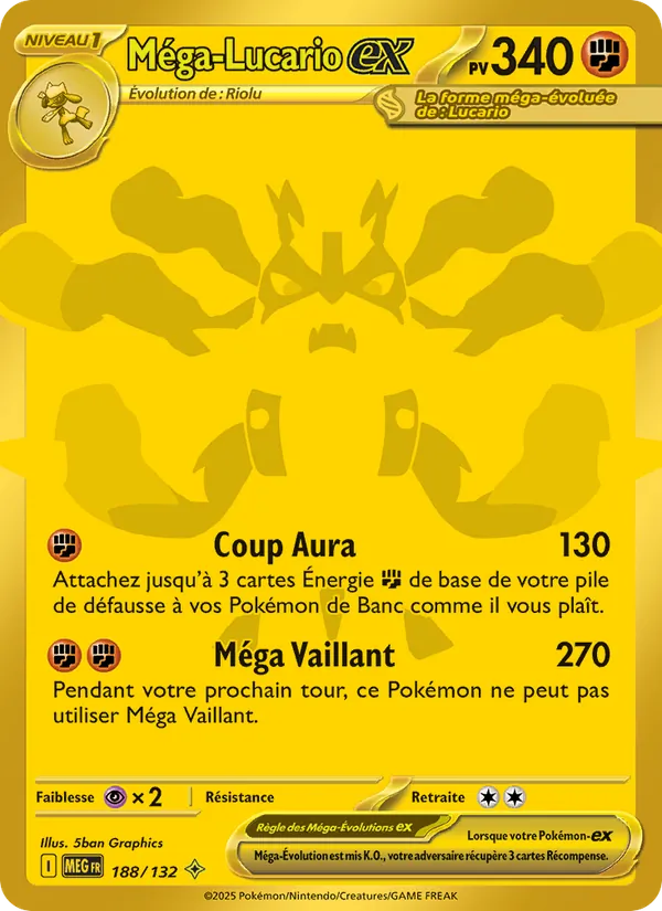 Méga-Lucario-ex Méga-Évolution 188/132