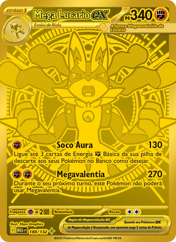 Mega Lucario ex Megaevolução 188/132