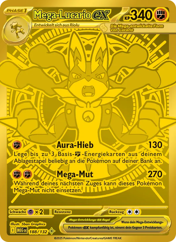 Mega-Lucario-ex Mega-Entwicklung 188/132