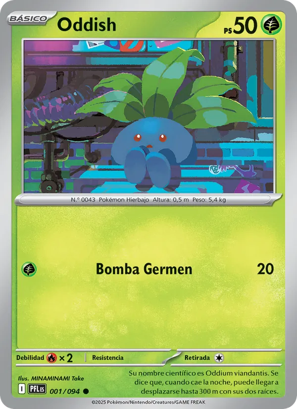 Oddish Fuegos Fantasmales 001/94