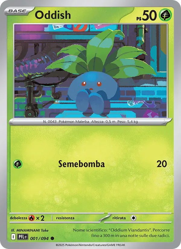 Oddish Fiamme Spettrali 001/94