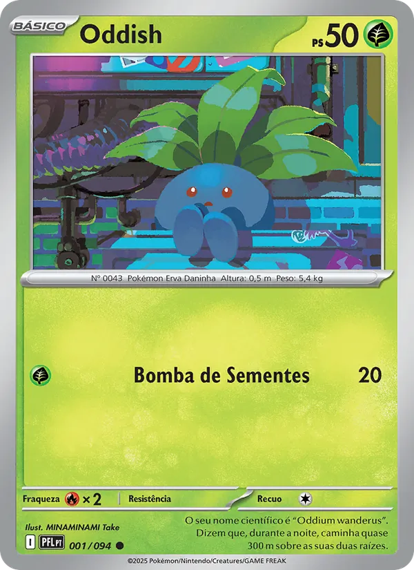 Oddish Fogo Fantasmagórico 001/94