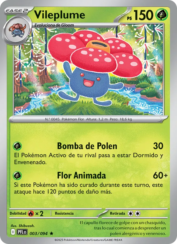 Vileplume Fuegos Fantasmales 003/94