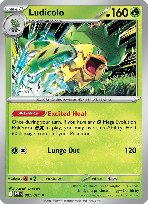 Ludicolo Phantasmal Flames 007/94