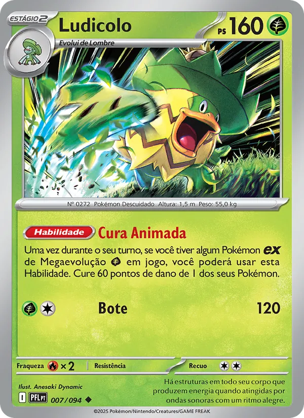Ludicolo Fogo Fantasmagórico 007/94