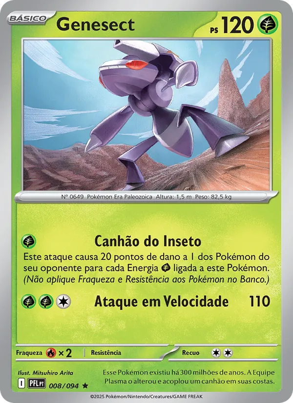 Genesect Fogo Fantasmagórico 008/94