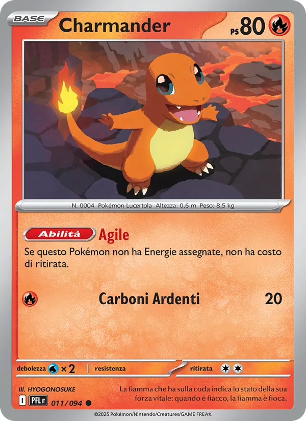 Charmander Fiamme Spettrali 011/94