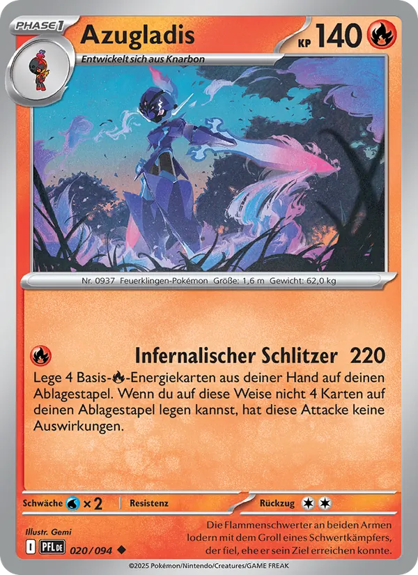 Azugladis Fatale Flammen 020/94