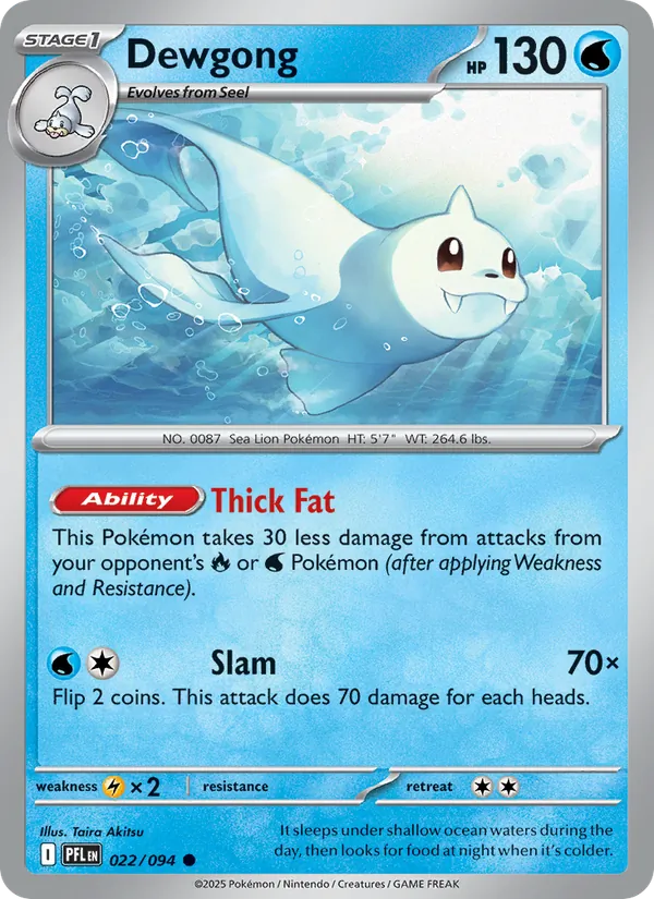 Dewgong Phantasmal Flames 022/94