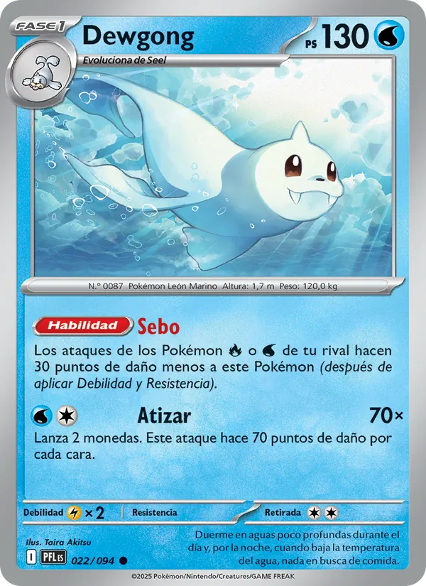 Dewgong Fuegos Fantasmales 022/94