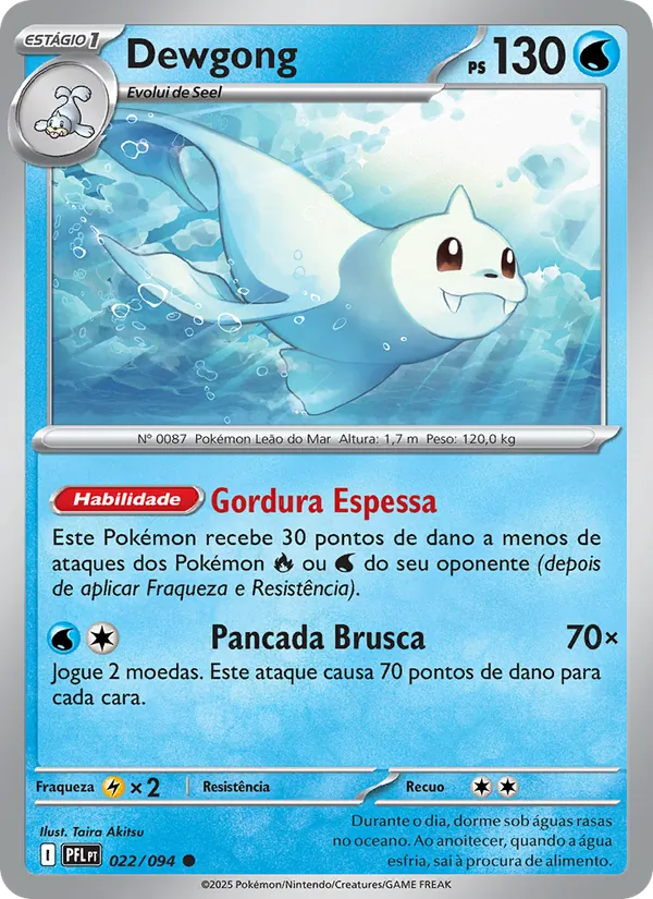 Dewgong Fogo Fantasmagórico 022/94