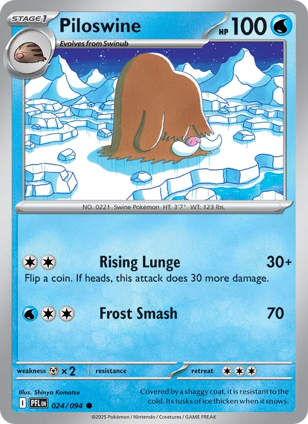 Piloswine Phantasmal Flames 024/94