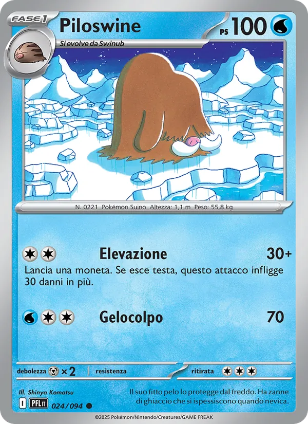 Piloswine Fiamme Spettrali 024/94