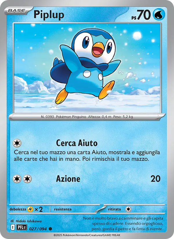 Piplup Fiamme Spettrali 027/94