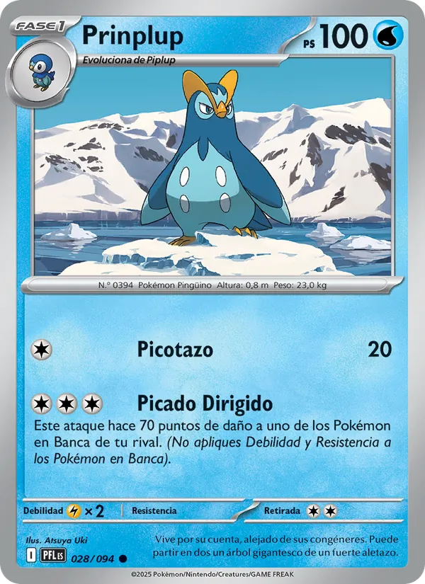 Prinplup Fuegos Fantasmales 028/94