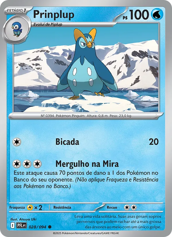 Prinplup Fogo Fantasmagórico 028/94