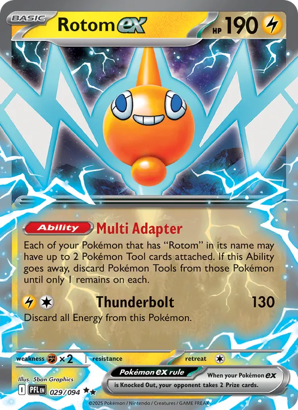 Rotom ex Phantasmal Flames 029/94