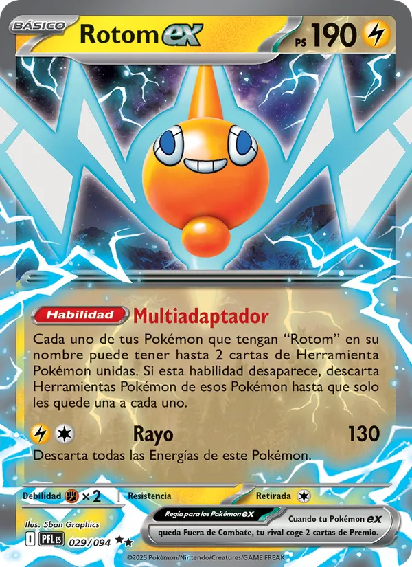Rotom ex Fuegos Fantasmales 029/94