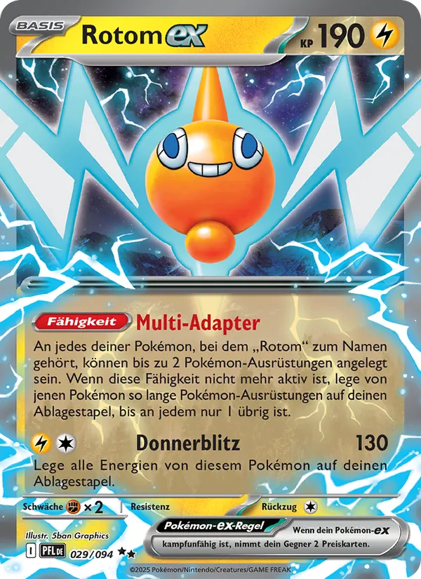 Rotom-ex Fatale Flammen 029/94