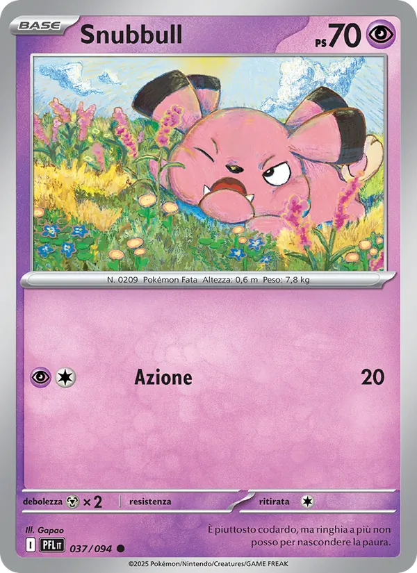 Snubbull Fiamme Spettrali 037/94
