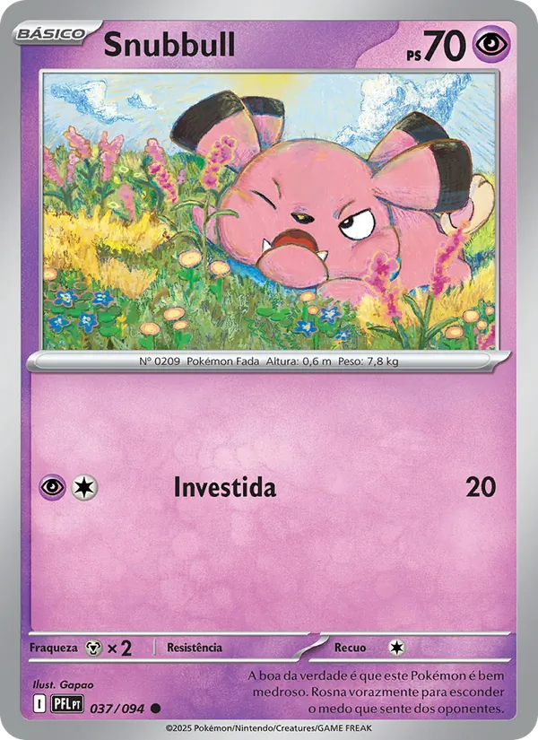 Snubbull Fogo Fantasmagórico 037/94