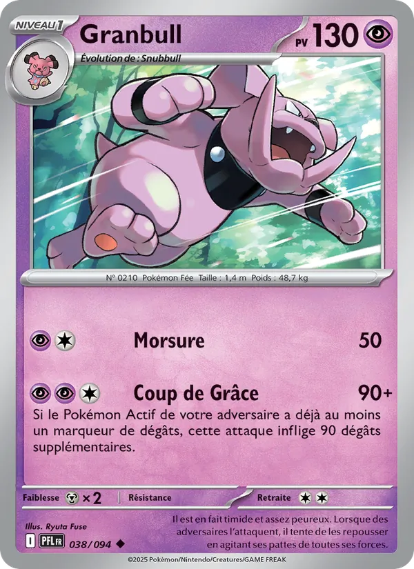 Granbull Flammes Fantasmagoriques 038/94