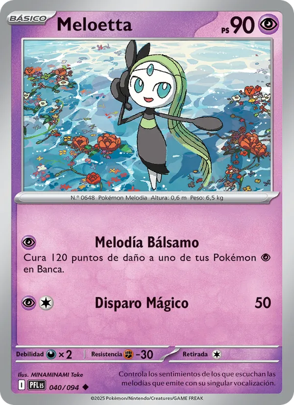 Meloetta Fuegos Fantasmales 040/94