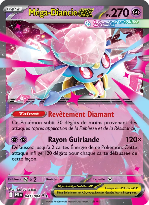 Méga-Diancie-ex Flammes Fantasmagoriques 041/94