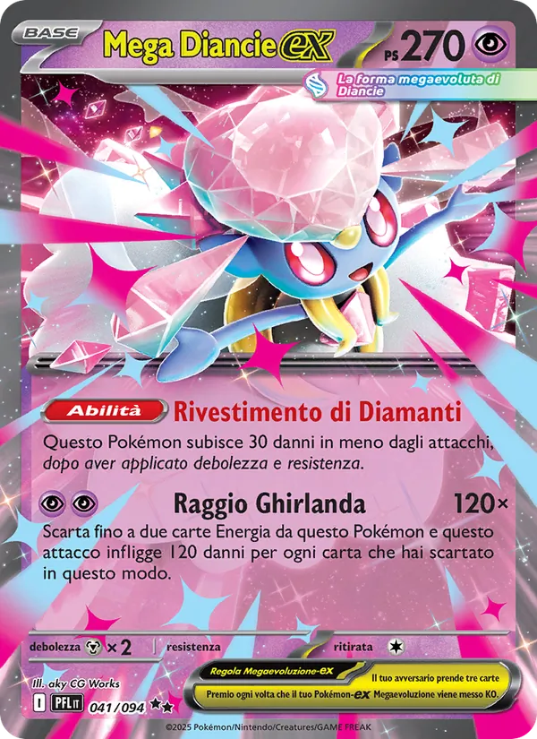 Mega Diancie-ex Fiamme Spettrali 041/94