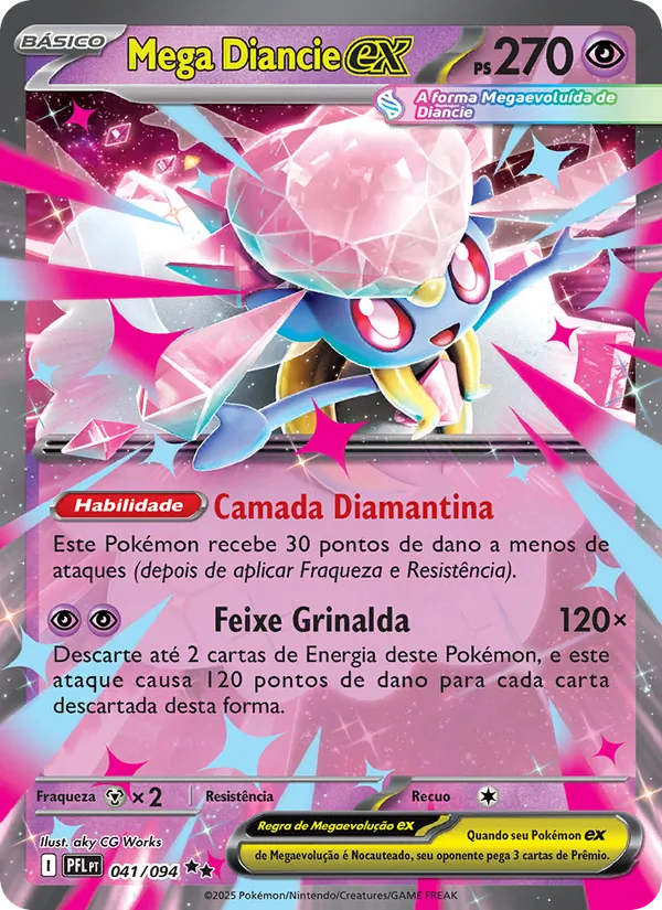 Mega Diancie ex Fogo Fantasmagórico 041/94