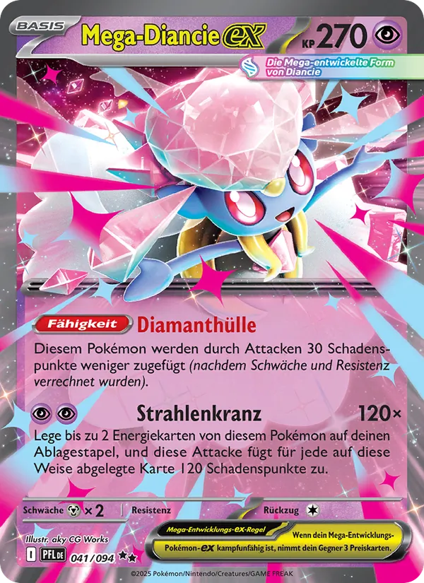 Mega-Diancie-ex Fatale Flammen 041/94