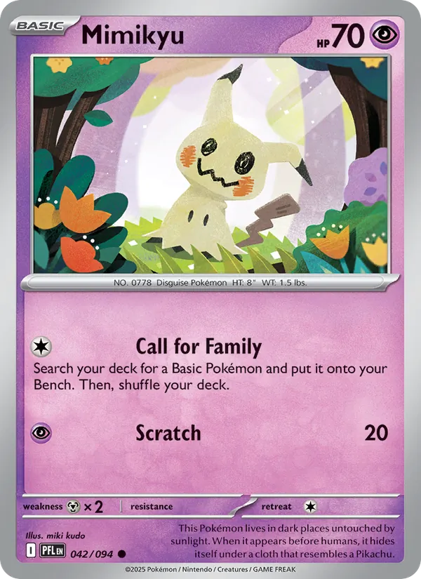 Mimikyu Phantasmal Flames 042/94