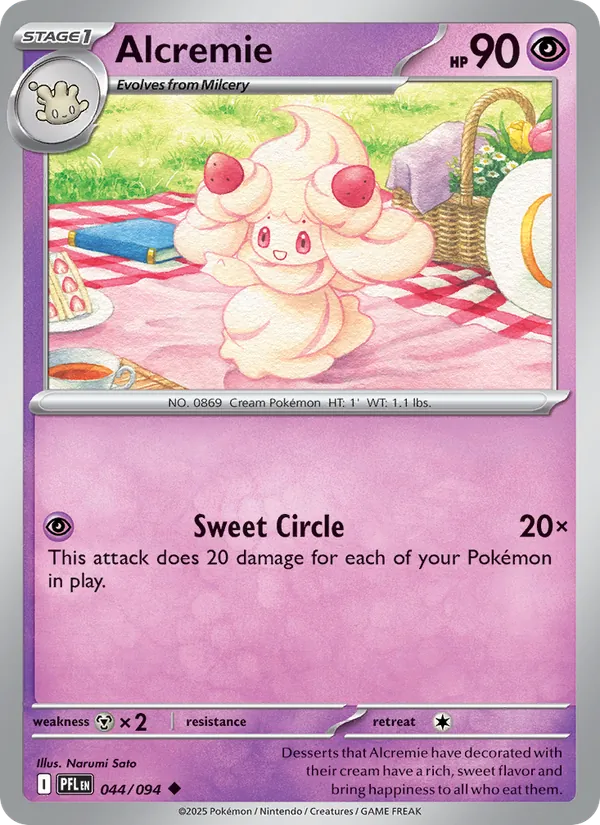 Alcremie Phantasmal Flames 044/94