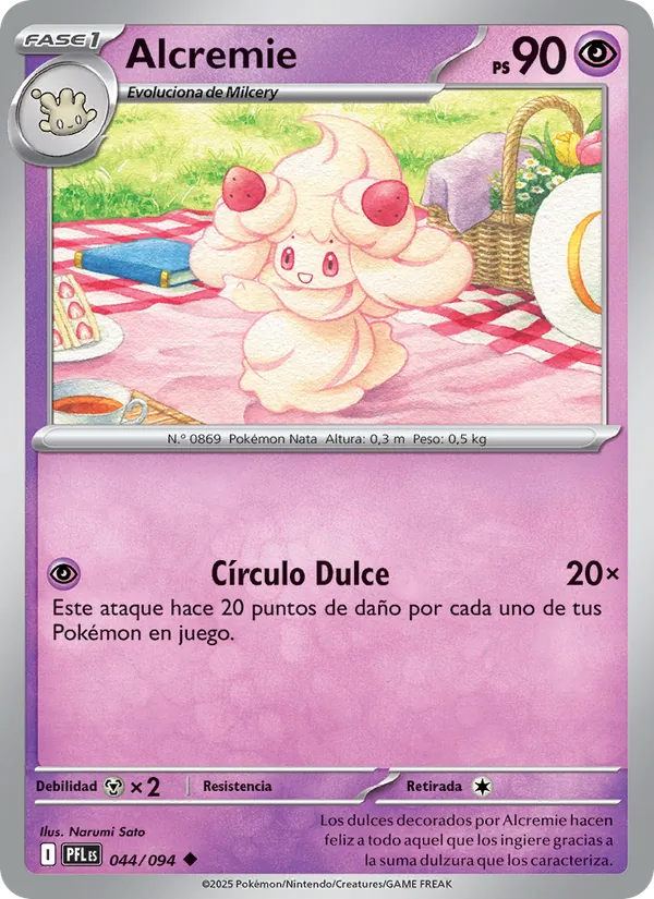 Alcremie Fuegos Fantasmales 044/94