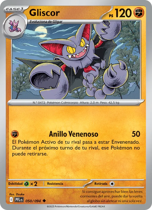 Gliscor Fuegos Fantasmales 050/94