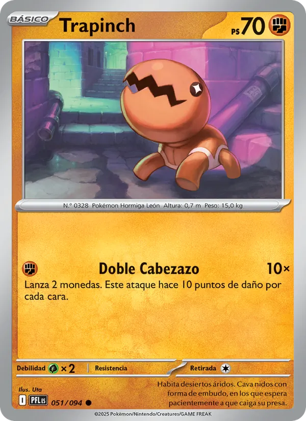 Trapinch Fuegos Fantasmales 051/94