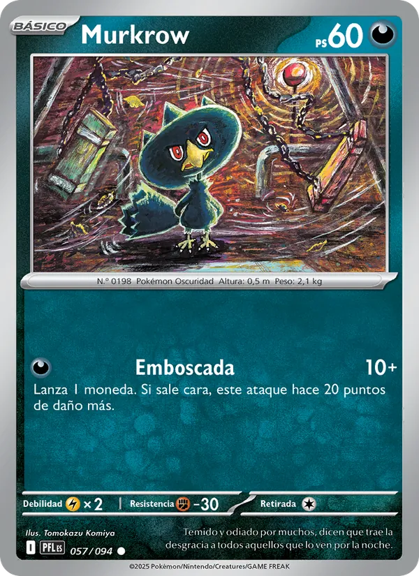 Murkrow Fuegos Fantasmales 057/94